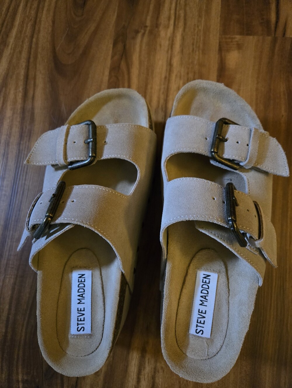 STEVE MADDEN KALI high Platform footbed sandals size 6 - Picture 5 of 5